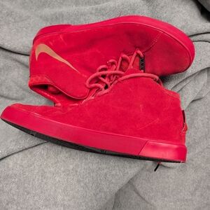 Nike Red Interior LBJ Sneakers